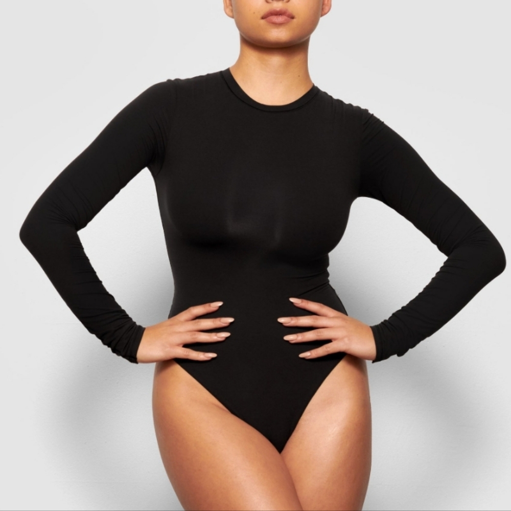 NWT Worthington Wrap Front Bodysuit In Black Size Woman's 2X